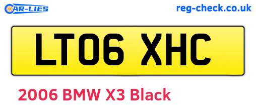 LT06XHC are the vehicle registration plates.