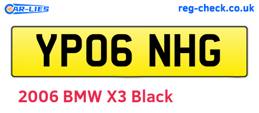 YP06NHG are the vehicle registration plates.