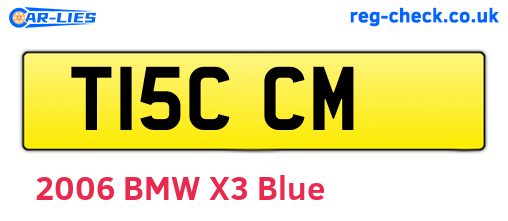 T15CCM are the vehicle registration plates.