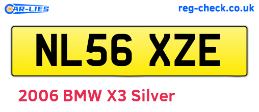 NL56XZE are the vehicle registration plates.