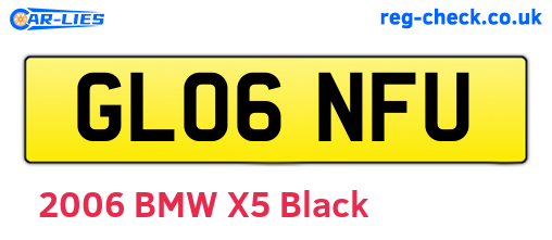 GL06NFU are the vehicle registration plates.