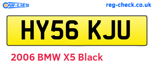 HY56KJU are the vehicle registration plates.