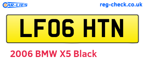 LF06HTN are the vehicle registration plates.