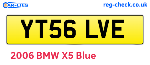 YT56LVE are the vehicle registration plates.