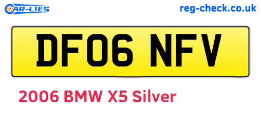 DF06NFV are the vehicle registration plates.