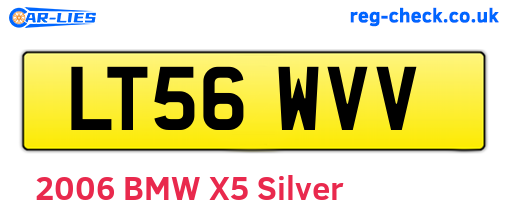 LT56WVV are the vehicle registration plates.