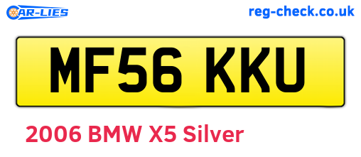 MF56KKU are the vehicle registration plates.