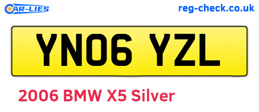 YN06YZL are the vehicle registration plates.