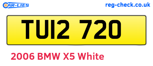 TUI2720 are the vehicle registration plates.