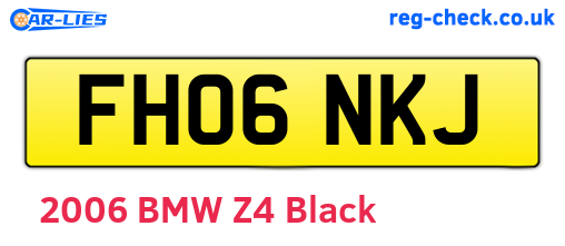FH06NKJ are the vehicle registration plates.