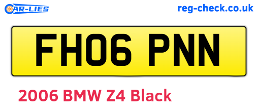 FH06PNN are the vehicle registration plates.