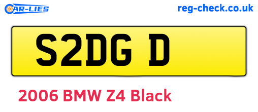S2DGD are the vehicle registration plates.