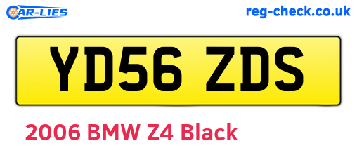 YD56ZDS are the vehicle registration plates.