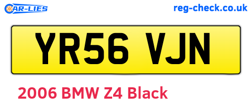 YR56VJN are the vehicle registration plates.