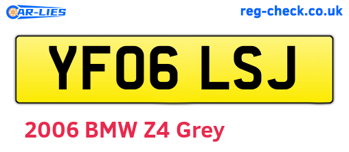YF06LSJ are the vehicle registration plates.