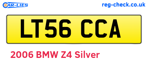 LT56CCA are the vehicle registration plates.