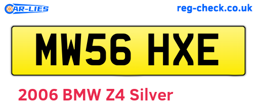 MW56HXE are the vehicle registration plates.