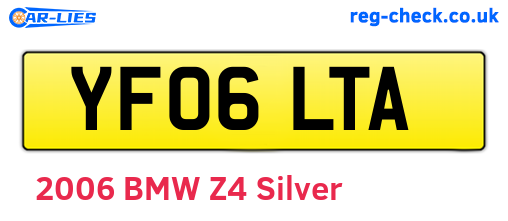 YF06LTA are the vehicle registration plates.