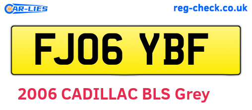 FJ06YBF are the vehicle registration plates.