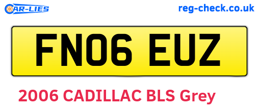FN06EUZ are the vehicle registration plates.