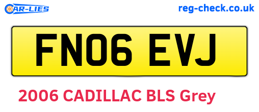FN06EVJ are the vehicle registration plates.