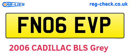 FN06EVP are the vehicle registration plates.