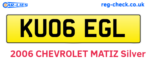KU06EGL are the vehicle registration plates.