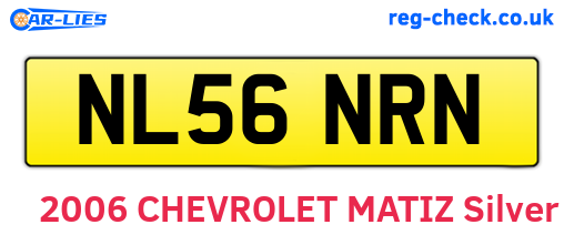 NL56NRN are the vehicle registration plates.