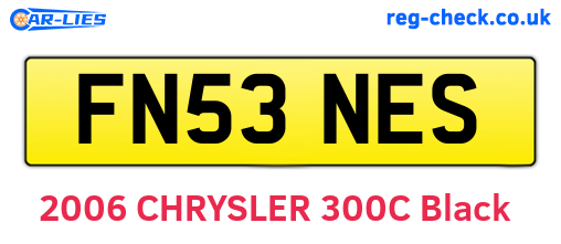 FN53NES are the vehicle registration plates.