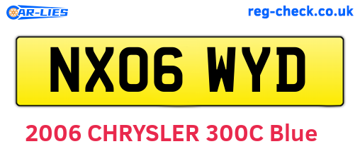 NX06WYD are the vehicle registration plates.