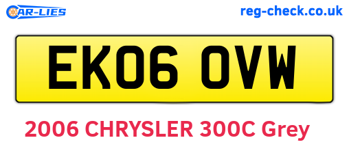 EK06OVW are the vehicle registration plates.