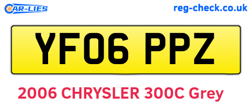 YF06PPZ are the vehicle registration plates.
