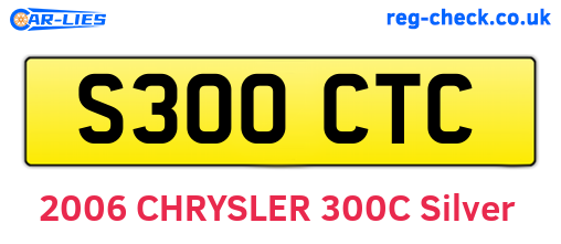 S300CTC are the vehicle registration plates.