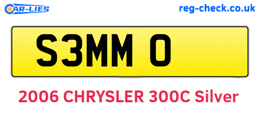 S3MMO are the vehicle registration plates.