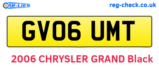 GV06UMT are the vehicle registration plates.