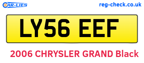 LY56EEF are the vehicle registration plates.