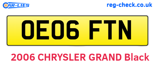 OE06FTN are the vehicle registration plates.