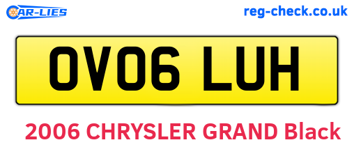 OV06LUH are the vehicle registration plates.