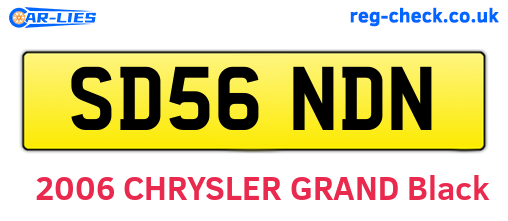 SD56NDN are the vehicle registration plates.