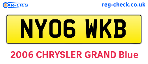NY06WKB are the vehicle registration plates.