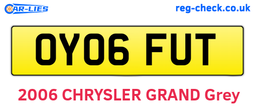 OY06FUT are the vehicle registration plates.