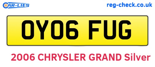 OY06FUG are the vehicle registration plates.