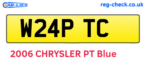 W24PTC are the vehicle registration plates.