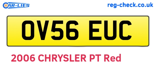 OV56EUC are the vehicle registration plates.