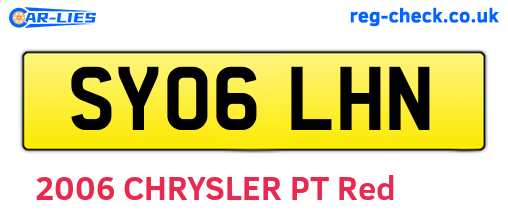 SY06LHN are the vehicle registration plates.