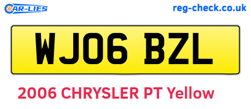 WJ06BZL are the vehicle registration plates.