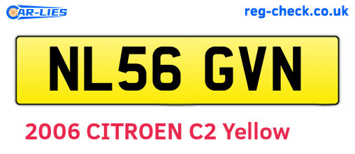 NL56GVN are the vehicle registration plates.