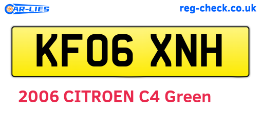 KF06XNH are the vehicle registration plates.