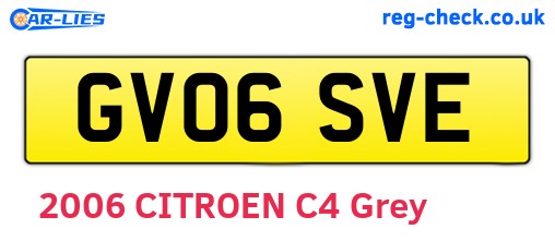 GV06SVE are the vehicle registration plates.