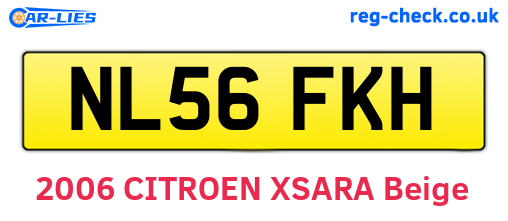 NL56FKH are the vehicle registration plates.